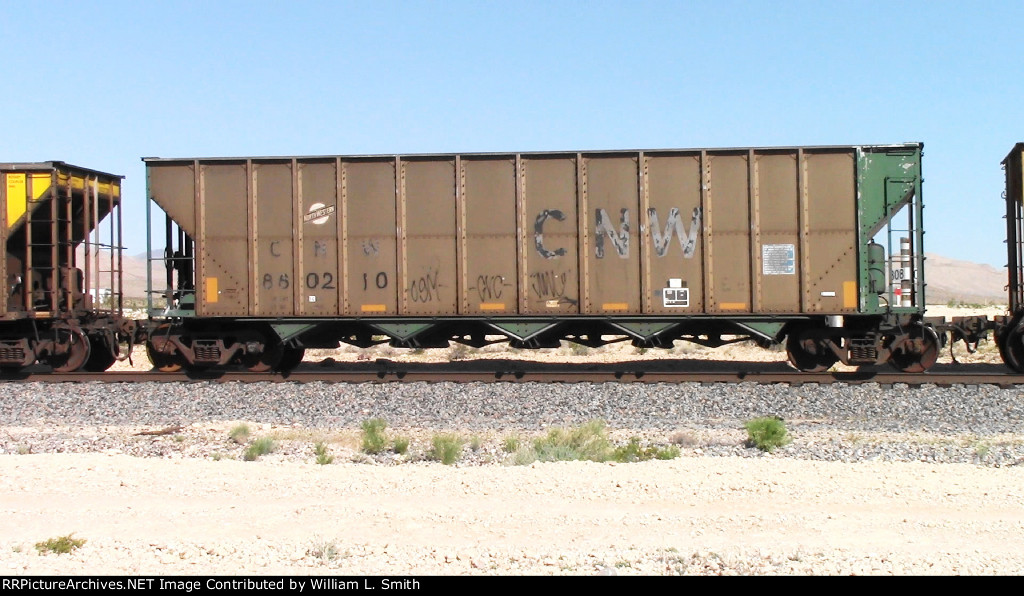 EB Unit Empty Hooper Car Frt at Erie NV -51